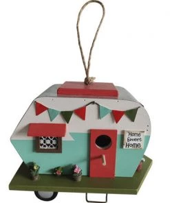 Enchanted Garden® 6.3" Home Sweet Home Camper Bird House