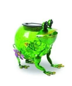 Enchanted Garden™ 5.5" Solar Frog Statue