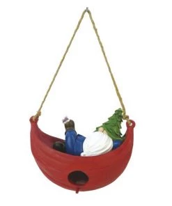 Enchanted Garden® 6.8" Gnome Hammock Bird House