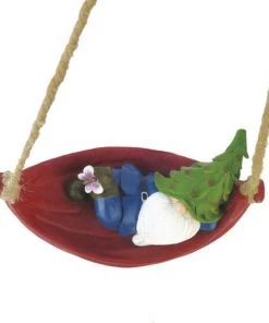 Enchanted Garden® 6.8" Gnome Hammock Bird House -Enchanted Garden Sale 2775183 P TP
