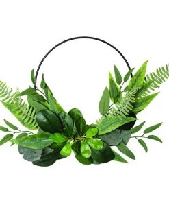 Enchanted Garden™ Artificial Greenery Hoop Wreath - Assorted Styles