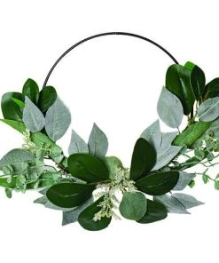 Enchanted Garden™ Artificial Greenery Hoop Wreath - Assorted Styles -Enchanted Garden Sale 2775185 D