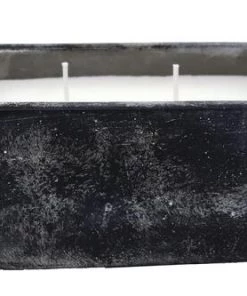 Enchanted Garden™ 16 Oz. Square Concrete Citronella Candle - Assorted Colors -Enchanted Garden Sale 2775217 Black 2021 CMYK