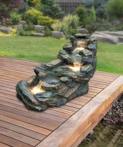 Enchanted Garden™ 64.17" Tiered Shady Brook Outdoor Water Fountain -Enchanted Garden Sale 2775225 Y95826 1000