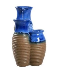 Enchanted Garden™ 24.8" Tiered Vase Outdoor Water Fountain -Enchanted Garden Sale 2775237 P LF