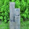 Enchanted Garden™ 35.8" Tiered Wood Block Outdoor Water Fountain -Enchanted Garden Sale 2775240 P SC V2