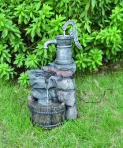 Enchanted Garden™ 20.75" Tiered Water Pump Outdoor Water Fountain -Enchanted Garden Sale 2775245 P SC V2