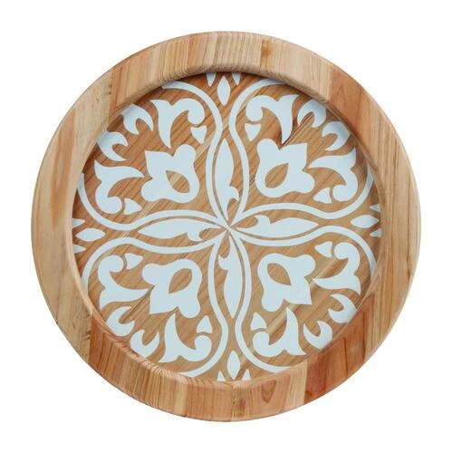 Enchanted Garden™ 11.75" Wood Serving Tray 1 Enchanted Garden™ 11.75" Wood Serving Tray