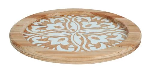 Enchanted Garden™ 11.75" Wood Serving Tray 2 Enchanted Garden™ 11.75" Wood Serving Tray - Image 2