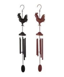 Enchanted Garden® 29" Rooster Wind Chime - Assorted Colors