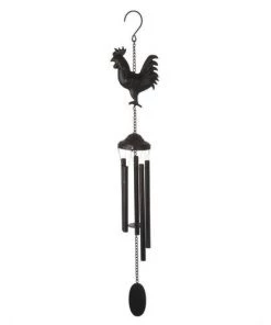 Enchanted Garden® 29" Rooster Wind Chime - Assorted Colors 16 Enchanted Garden® 29" Rooster Wind Chime - Assorted Colors -Enchanted Garden Sale 2775336 P BLACK
