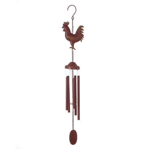 Enchanted Garden® 29" Rooster Wind Chime - Assorted Colors 6 Enchanted Garden® 29" Rooster Wind Chime - Assorted Colors - Image 4
