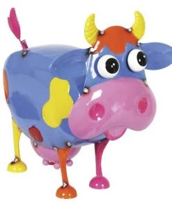 Enchanted Garden™ 10.2" Metal Cow Statue