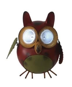 Enchanted Garden™ 7.75" Solar Owl Statue
