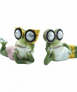 Enchanted Garden™ 7" Sunbathing Solar Frog Statue - Assorted Styles -Enchanted Garden Sale 2775377 P RS.jpg