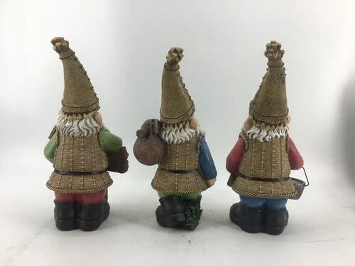 Enchanted Garden™ 13" Resin Gnome Statue - Assorted Styles 4 Enchanted Garden™ 13" Resin Gnome Statue - Assorted Styles - Image 2