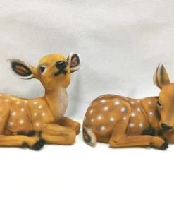 Enchanted Garden™ 6.3" Resin Fawn Statue - Assorted Styles