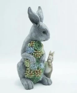 Enchanted Garden™ 12.8" Resin Succulent Rabbit Statue -Enchanted Garden Sale 2775393 P RS.jpg