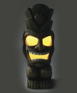 Enchanted Garden™ 18.7" Solar Tiki Statue -Enchanted Garden Sale 2775399 P SC