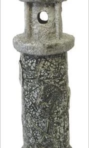 Enchanted Garden™ 22.5" Gray Lighthouse Statue -Enchanted Garden Sale 2775400 BK