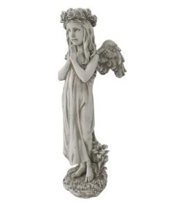 Enchanted Garden™ 19.2" Resin Praying Angel Statue -Enchanted Garden Sale 2775402 P LS