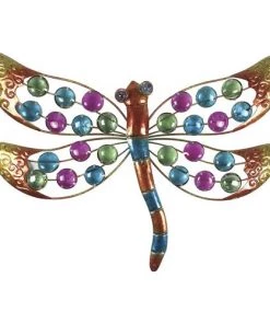 Enchanted Garden™ 14.7" Beads Dragonfly Outdoor Wall Art - Assorted Styles