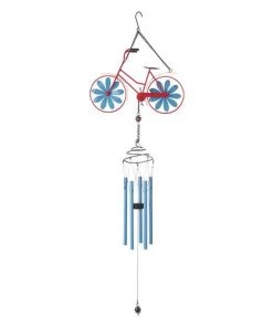 Enchanted Garden® 32.5" Metal Bicycle Wind Chime - Assorted Colors 16 Enchanted Garden® 32.5" Metal Bicycle Wind Chime - Assorted Colors -Enchanted Garden Sale 2775416A