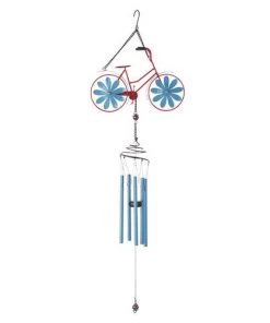 Enchanted Garden® 32.5" Metal Bicycle Wind Chime - Assorted Colors 20 Enchanted Garden® 32.5" Metal Bicycle Wind Chime - Assorted Colors -Enchanted Garden Sale 2775416A backview
