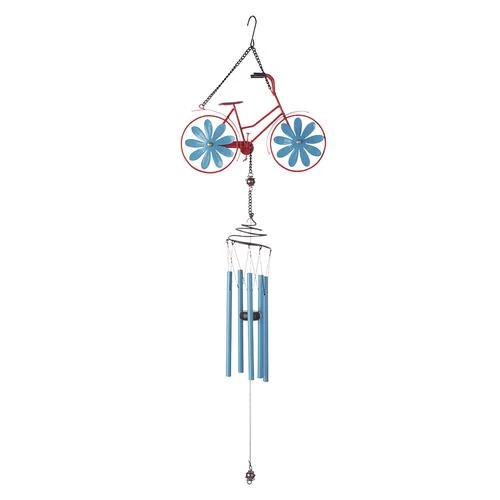 Enchanted Garden® 32.5" Metal Bicycle Wind Chime - Assorted Colors 9 Enchanted Garden® 32.5" Metal Bicycle Wind Chime - Assorted Colors - Image 7