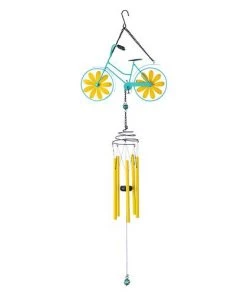 Enchanted Garden® 32.5" Metal Bicycle Wind Chime - Assorted Colors 25 Enchanted Garden® 32.5" Metal Bicycle Wind Chime - Assorted Colors -Enchanted Garden Sale 2775416B