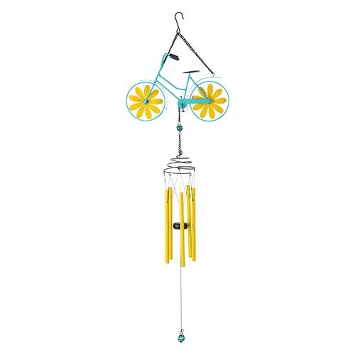 Enchanted Garden® 32.5" Metal Bicycle Wind Chime - Assorted Colors 14 Enchanted Garden® 32.5" Metal Bicycle Wind Chime - Assorted Colors - Image 12