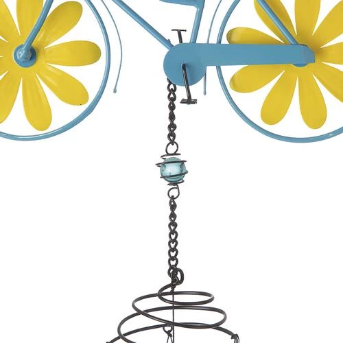 Enchanted Garden® 32.5" Metal Bicycle Wind Chime - Assorted Colors 10 Enchanted Garden® 32.5" Metal Bicycle Wind Chime - Assorted Colors - Image 8
