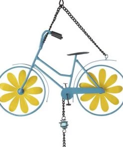 Enchanted Garden® 32.5" Metal Bicycle Wind Chime - Assorted Colors 23 Enchanted Garden® 32.5" Metal Bicycle Wind Chime - Assorted Colors -Enchanted Garden Sale 2775416B topview