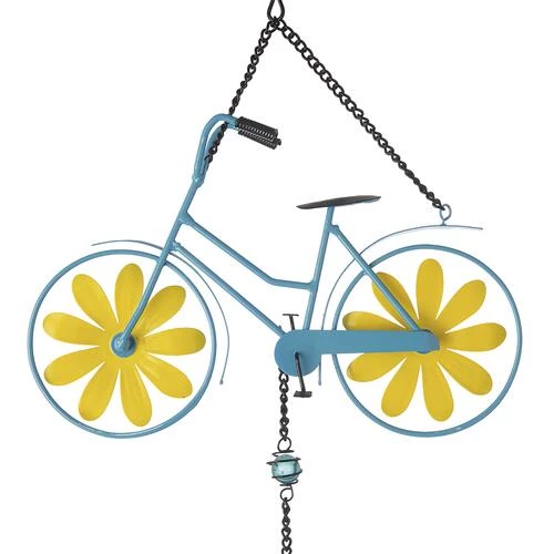 Enchanted Garden® 32.5" Metal Bicycle Wind Chime - Assorted Colors 12 Enchanted Garden® 32.5" Metal Bicycle Wind Chime - Assorted Colors - Image 10