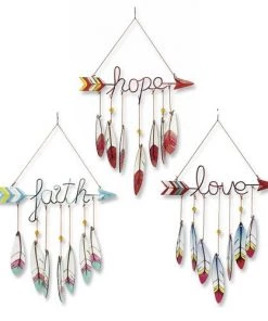 Enchanted Garden® 26" Glass Feather Wind Chime - Assorted Styles