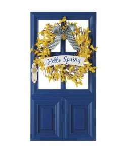 Enchanted Garden™ 19.7" Wood Floral Door Outdoor Wall Art - Assorted Styles