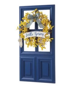 Enchanted Garden™ 19.7" Wood Floral Door Outdoor Wall Art - Assorted Styles 17 Enchanted Garden™ 19.7" Wood Floral Door Outdoor Wall Art - Assorted Styles -Enchanted Garden Sale 2775420A leftview