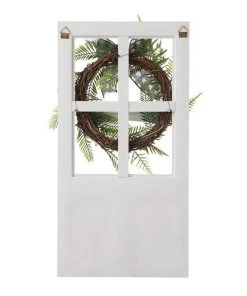 Enchanted Garden™ 19.7" Wood Floral Door Outdoor Wall Art - Assorted Styles 24 Enchanted Garden™ 19.7" Wood Floral Door Outdoor Wall Art - Assorted Styles -Enchanted Garden Sale 2775420B backview