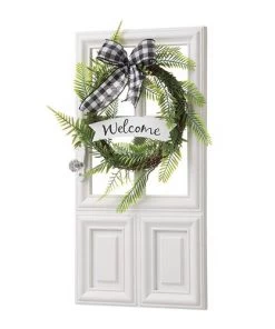 Enchanted Garden™ 19.7" Wood Floral Door Outdoor Wall Art - Assorted Styles 22 Enchanted Garden™ 19.7" Wood Floral Door Outdoor Wall Art - Assorted Styles -Enchanted Garden Sale 2775420B leftview