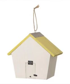 Enchanted Garden® 7.8" Wooden Lemon Bird House 14 Enchanted Garden® 7.8" Wooden Lemon Bird House -Enchanted Garden Sale 2775422 backview