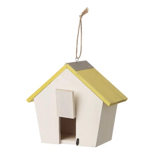 Enchanted Garden® 7.8" Wooden Lemon Bird House 9 Enchanted Garden® 7.8" Wooden Lemon Bird House - Image 7
