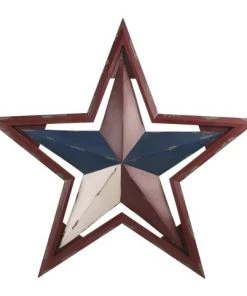 Enchanted Garden™ 28.15" Wood Star Outdoor Wall Art