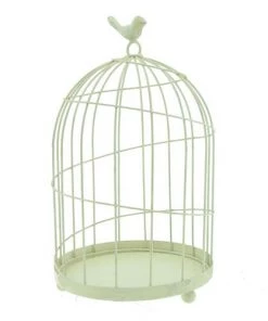 Enchanted Garden™ 13.2" Metal Decorative Bird Cage