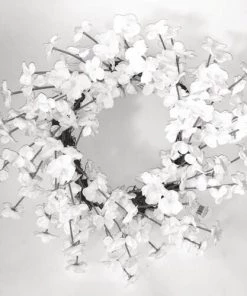 Enchanted Garden™ 22" Spring Wreath Outdoor Wall Art - Assorted Styles -Enchanted Garden Sale 2775454 3