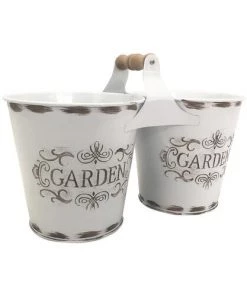 Enchanted Garden™ Dual Metal Pail - Assorted Colors -Enchanted Garden Sale 2775459 P B LS