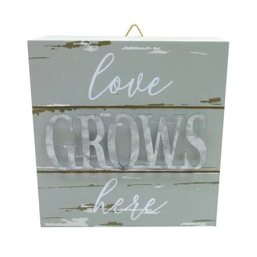 Enchanted Garden™ 6.3" Wood Decor Signs - Assorted Styles 8 Enchanted Garden™ 6.3" Wood Decor Signs - Assorted Styles - Image 6