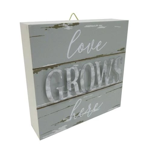 Enchanted Garden™ 6.3" Wood Decor Signs - Assorted Styles 9 Enchanted Garden™ 6.3" Wood Decor Signs - Assorted Styles - Image 7