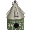 Enchanted Garden® 10.6" Rustic Green Metal Bird House -Enchanted Garden Sale 2775479