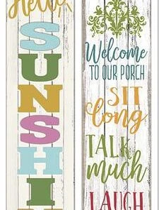 Enchanted Garden™ 43" Double-Sided Outdoor Wall Art