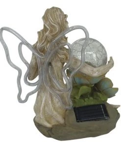 Enchanted Garden™ 8.4" Solar Fairy Statue - Assorted Styles 12 Enchanted Garden™ 8.4" Solar Fairy Statue - Assorted Styles -Enchanted Garden Sale 2775501 B P BK